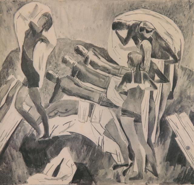 Самохвалов А.Н. Эскиз картины «Радость жизни». 1927 Самохвалов А.Н. Эскиз картины «Радость жизни». 1927